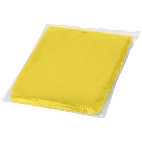 Wegwerp regenponcho Ziva geel