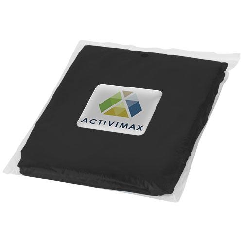 Wegwerp regenponcho Ziva zwart