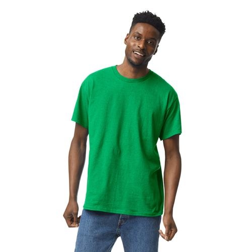 Gildan heavyweight T-shirt unisex antique irish green,l