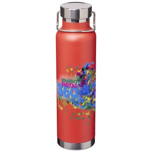 Vacuüm geïsoleerde drinkfles Thor 650 ml rood