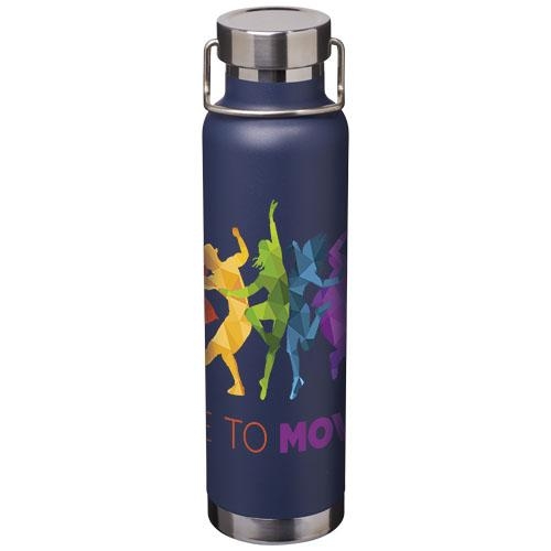 Vacuüm geïsoleerde drinkfles Thor 650 ml navy