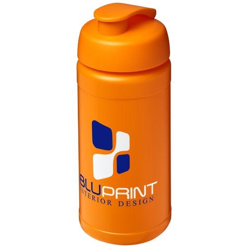 Baseline Plus sportfles met flipcapdeksel 500 ml oranje