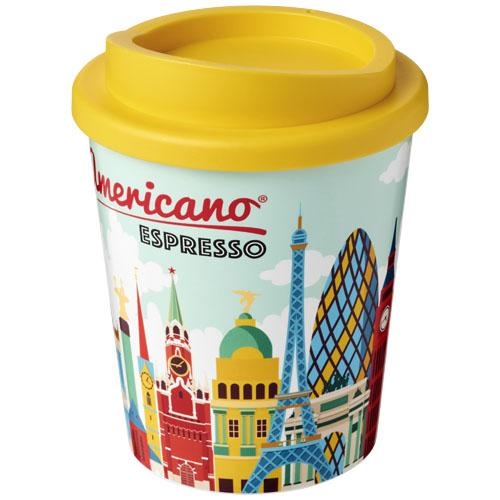 Brite Americano espresso geïsoleerde beker 250 ml geel