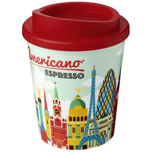 Brite Americano espresso geïsoleerde beker 250 ml rood