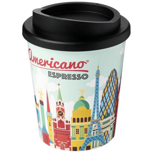 Brite Americano espresso geïsoleerde beker 250 ml zwart