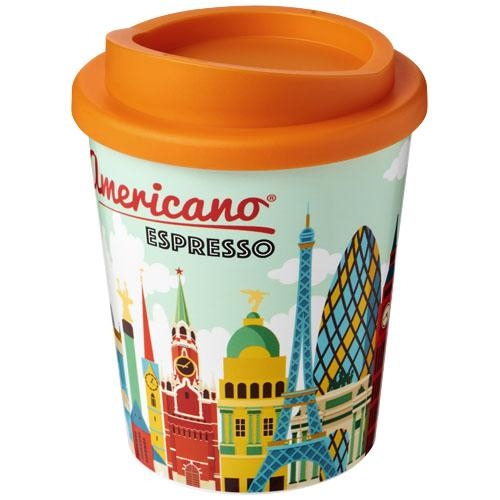 Brite Americano espresso geïsoleerde beker 250 ml oranje
