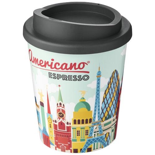 Brite Americano espresso geïsoleerde beker 250 ml grijs