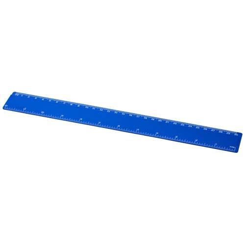 Kunststof liniaal 30 cm Renzo blauw