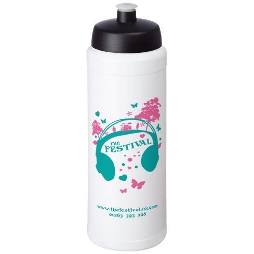 Baseline Plus grip sportfles met sportdeksel 750 ml wit/zwart