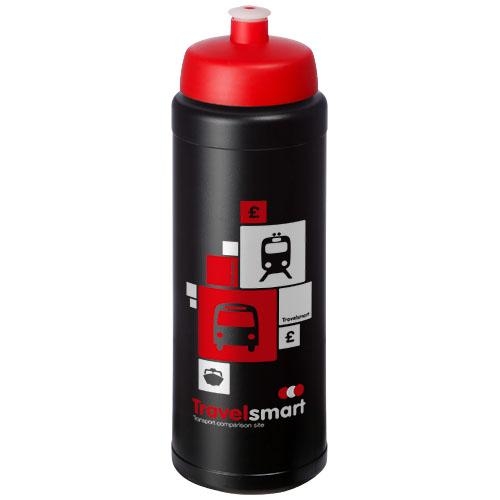 Baseline Plus grip sportfles met sportdeksel 750 ml zwart/rood