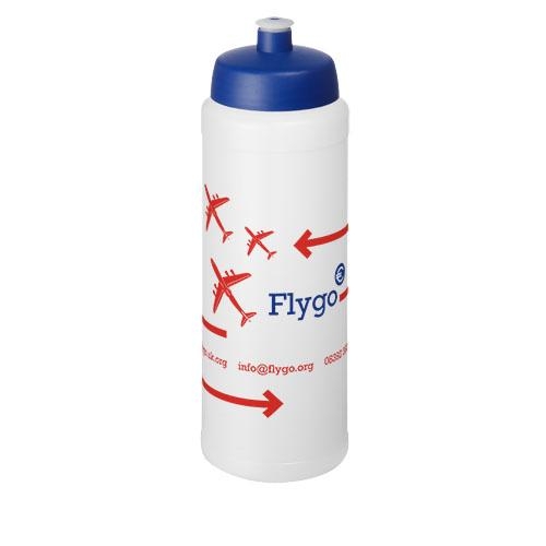 Baseline Plus drinkfles met sportdeksel 750 ml transparant/blauw