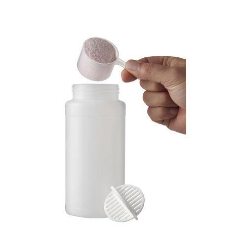 Baseline Plus sportfles met shaker bal 500 ml blauw