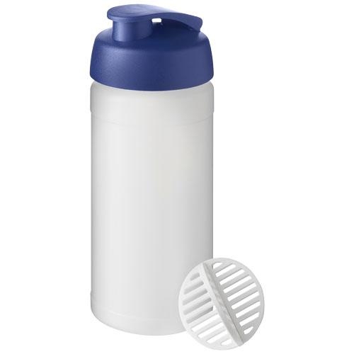 Baseline Plus sportfles met shaker bal 500 ml blauw