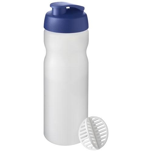 Baseline Plus sportfles met shaker bal 650 ml blauw