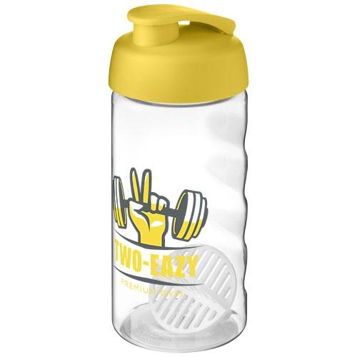 H2O Active Bop sportfles met shaker bal 500 ml geel