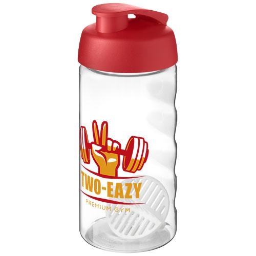 H2O Active Bop sportfles met shaker bal 500 ml rood