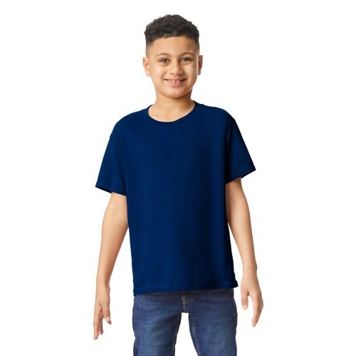 Gildan heavyweight kinder T-shirt navy,l