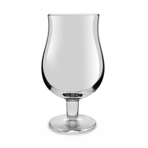 Bierglas op voet Beer Specials 400 ml transparant