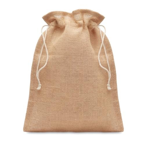 Jute geschenkzak small Jute beige