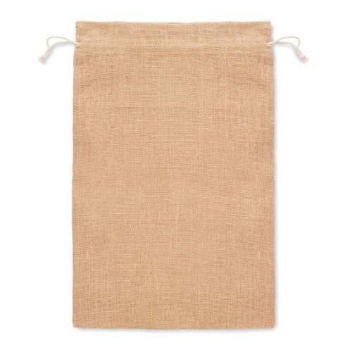 Jute geschenkzak large Jute beige
