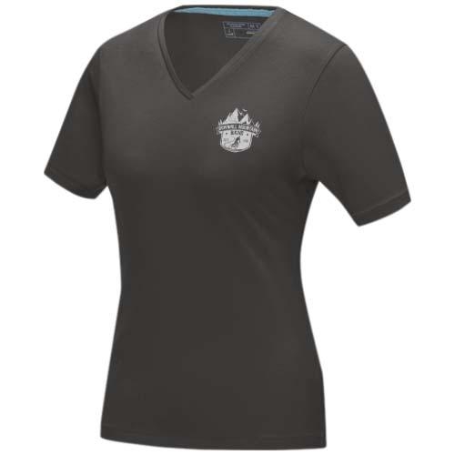 Biologisch dames T-shirt Kawartha stormgrijs,s