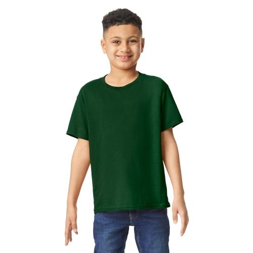 Gildan heavyweight kinder T-shirt forest green,l