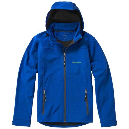 Langley softshell heren jas blauw,m