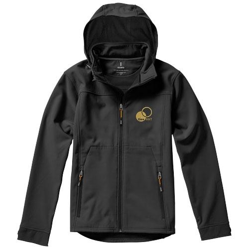 Langley softshell heren jas antraciet,s