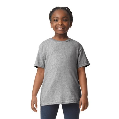 Gildan heavyweight kinder T-shirt sport grey,l
