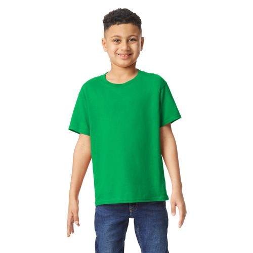 Gildan heavyweight kinder T-shirt irish green,l