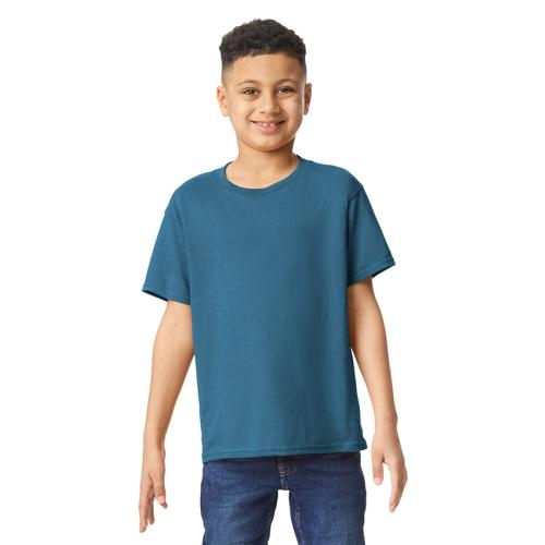 Gildan heavyweight kinder T-shirt indigo blue,l