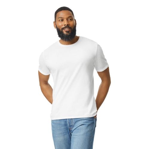 Gildan Softstyle T-shirt wit,l