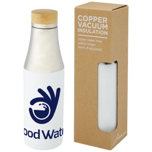 Hulan koperen vacuüm geïsoleerde rvs fles 540 ml wit