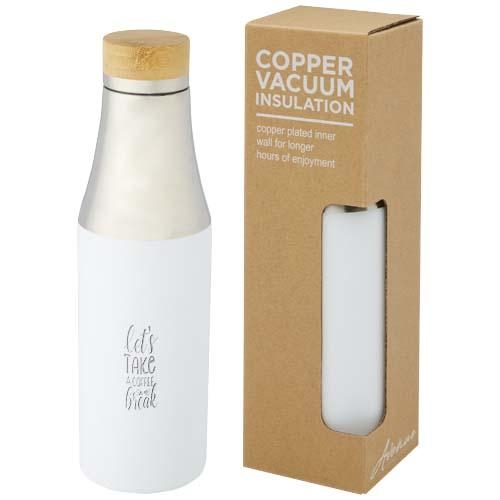 Hulan koperen vacuüm geïsoleerde rvs fles 540 ml wit