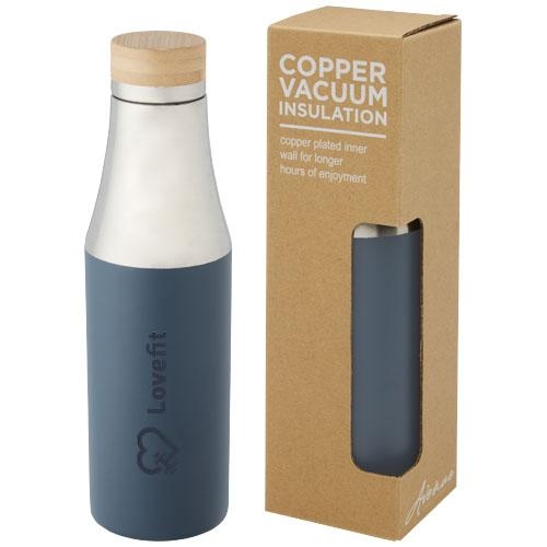 Hulan koperen vacuüm geïsoleerde rvs fles 540 ml ijsblauw