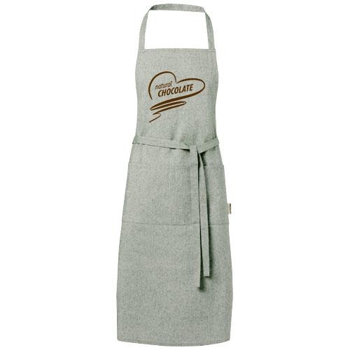 Pheebs 200 g/m² gerecycled katoenen schort heather groen