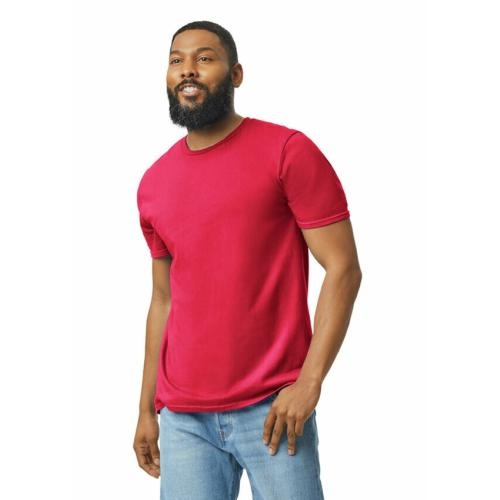 Gildan Softstyle T-shirt rood,l