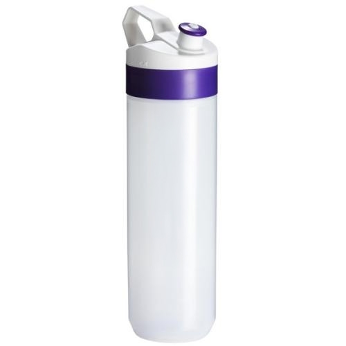 Tacx bidon Fuse 450 ml transparant/paars