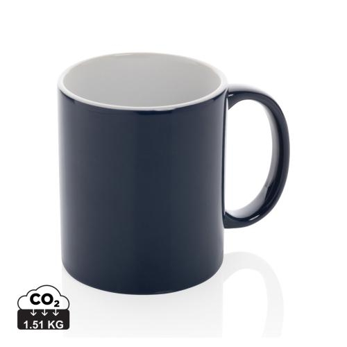Keramische classic mok donkerblauw