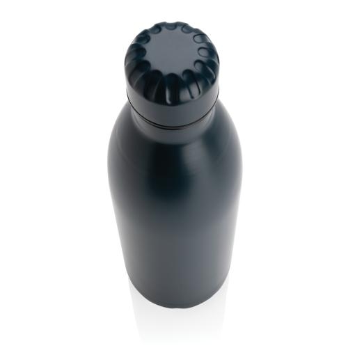 Uni vacuum rvs fles 750 ml blauw