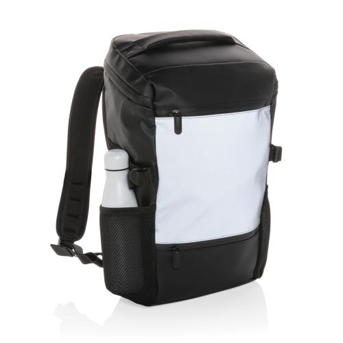 15.6 inch laptoprugzak high visibility zwart