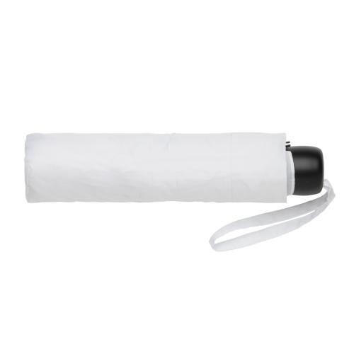20.5 inch Impact AWARE RPET mini paraplu wit