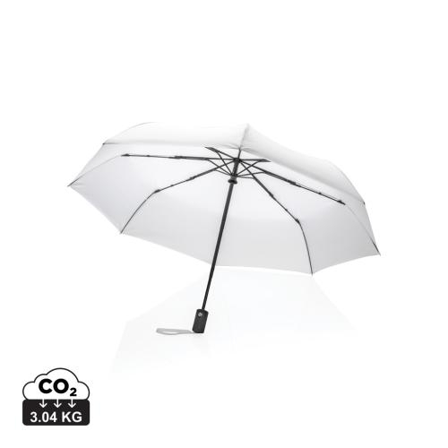 21 inch Impact AWARE RPET auto paraplu wit