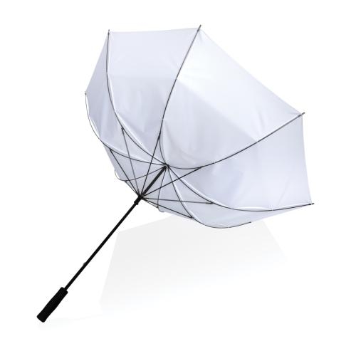 30 inch Impact AWARE RPET stormproof paraplu wit