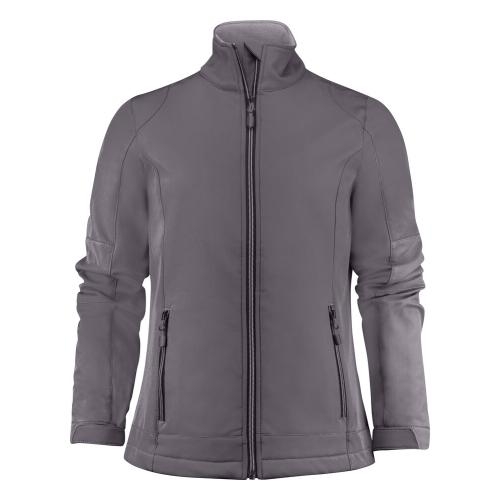Printer TRIAL LADY SOFTSHELL staalgrijs,l