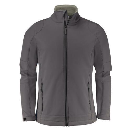 Printer Trial Softshell Jacket grey steel,l