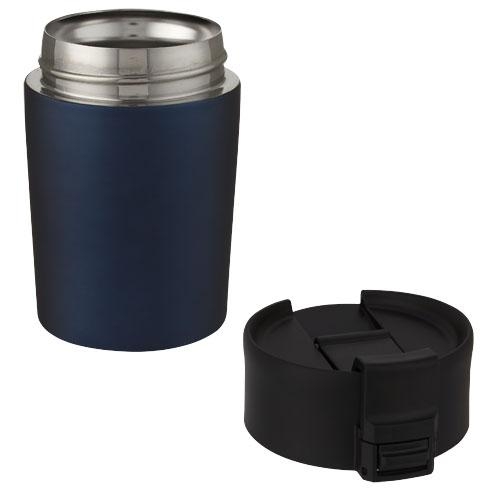 Koperen vacuüm geïsoleerde beker Jetta 180 ml blauw
