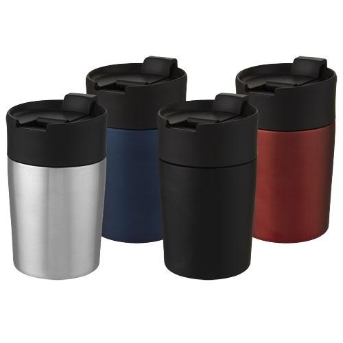 Koperen vacuüm geïsoleerde beker Jetta 180 ml blauw