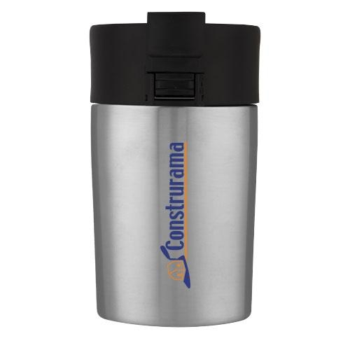 Koperen vacuüm geïsoleerde beker Jetta 180 ml zilver