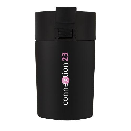 Koperen vacuüm geïsoleerde beker Jetta 180 ml zwart